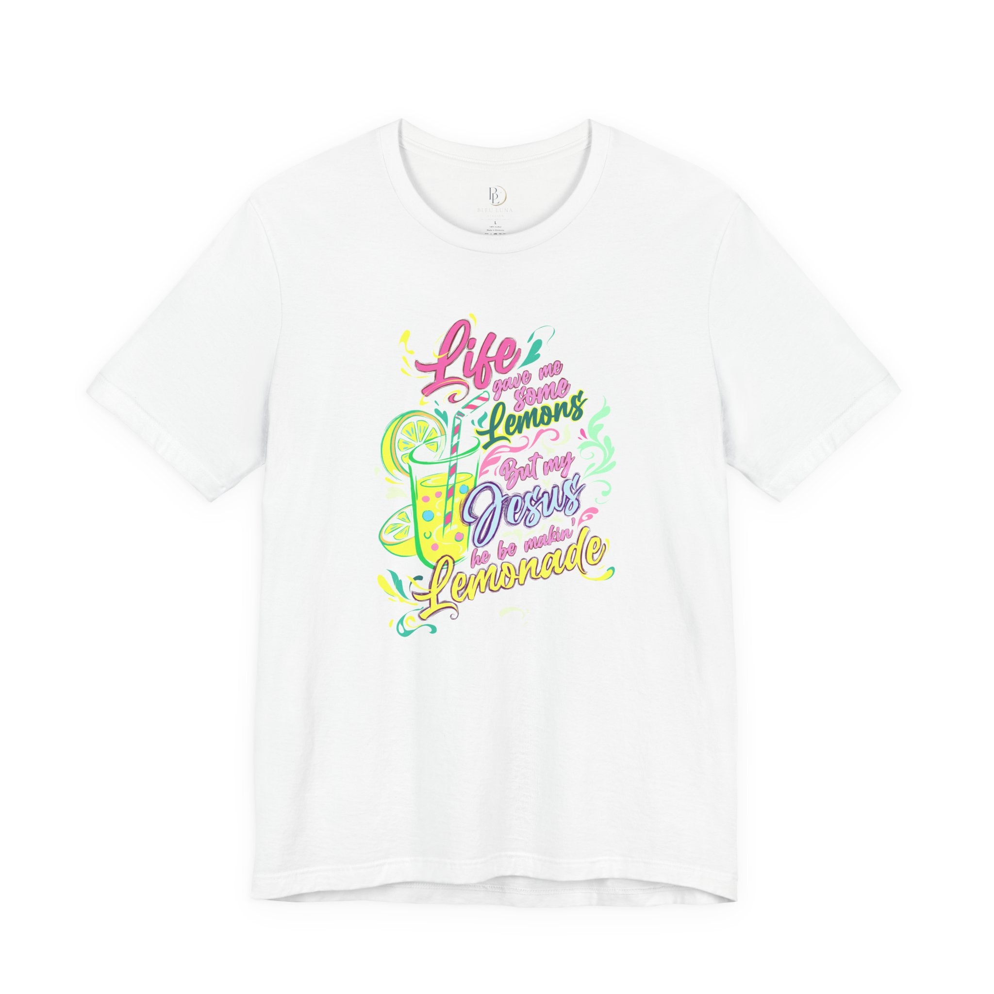 Life Gave Me Some Lemons But My Jesus Be Makin' Lemonade Shirt, Christian Graphic Tee, Faith Based T-Shirt, Cute Religious Shirt, Women's Christian Apparel