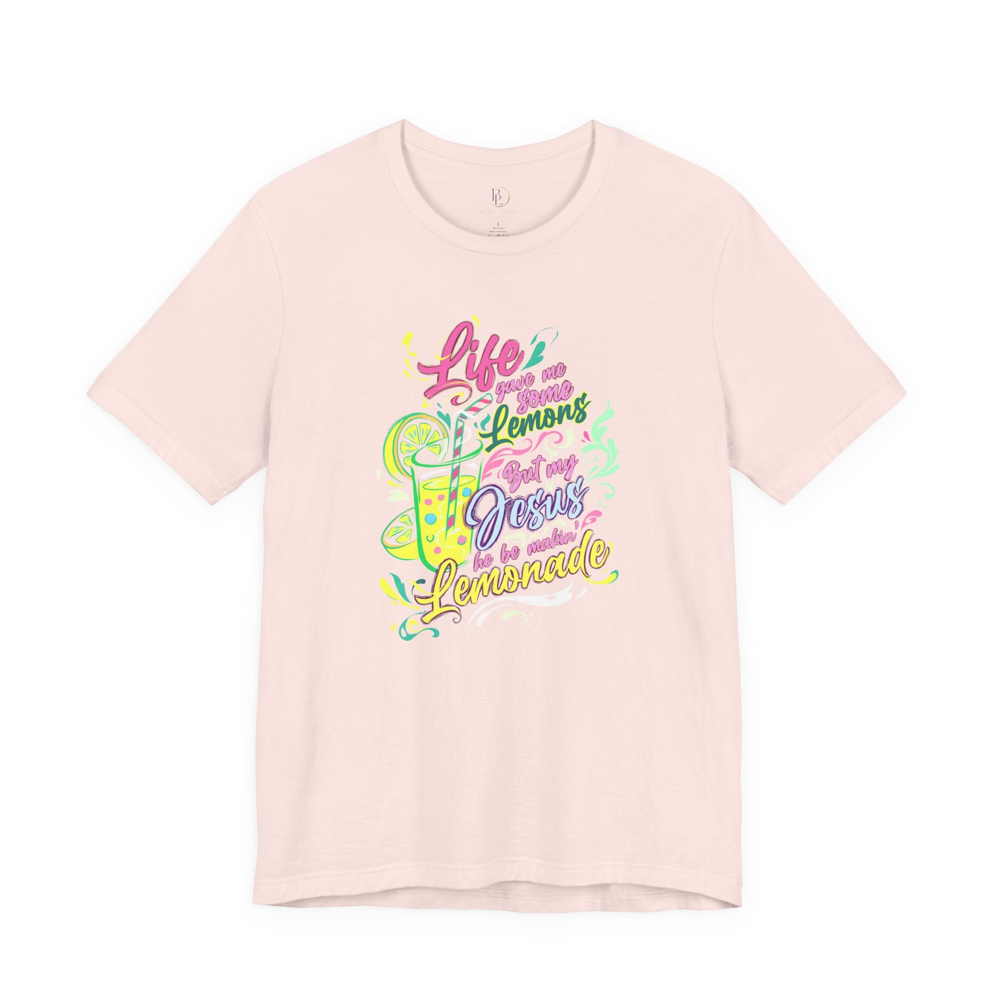 Life Gave Me Some Lemons But My Jesus Be Makin' Lemonade Shirt, Christian Graphic Tee, Faith Based T-Shirt, Cute Religious Shirt, Women's Christian Apparel