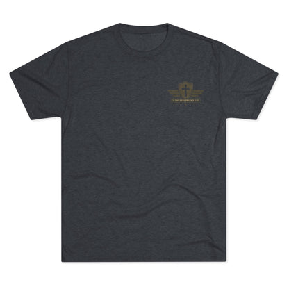 Hold Fast Christian Tee — Patriotic Shield Cross Graphic T-Shirt