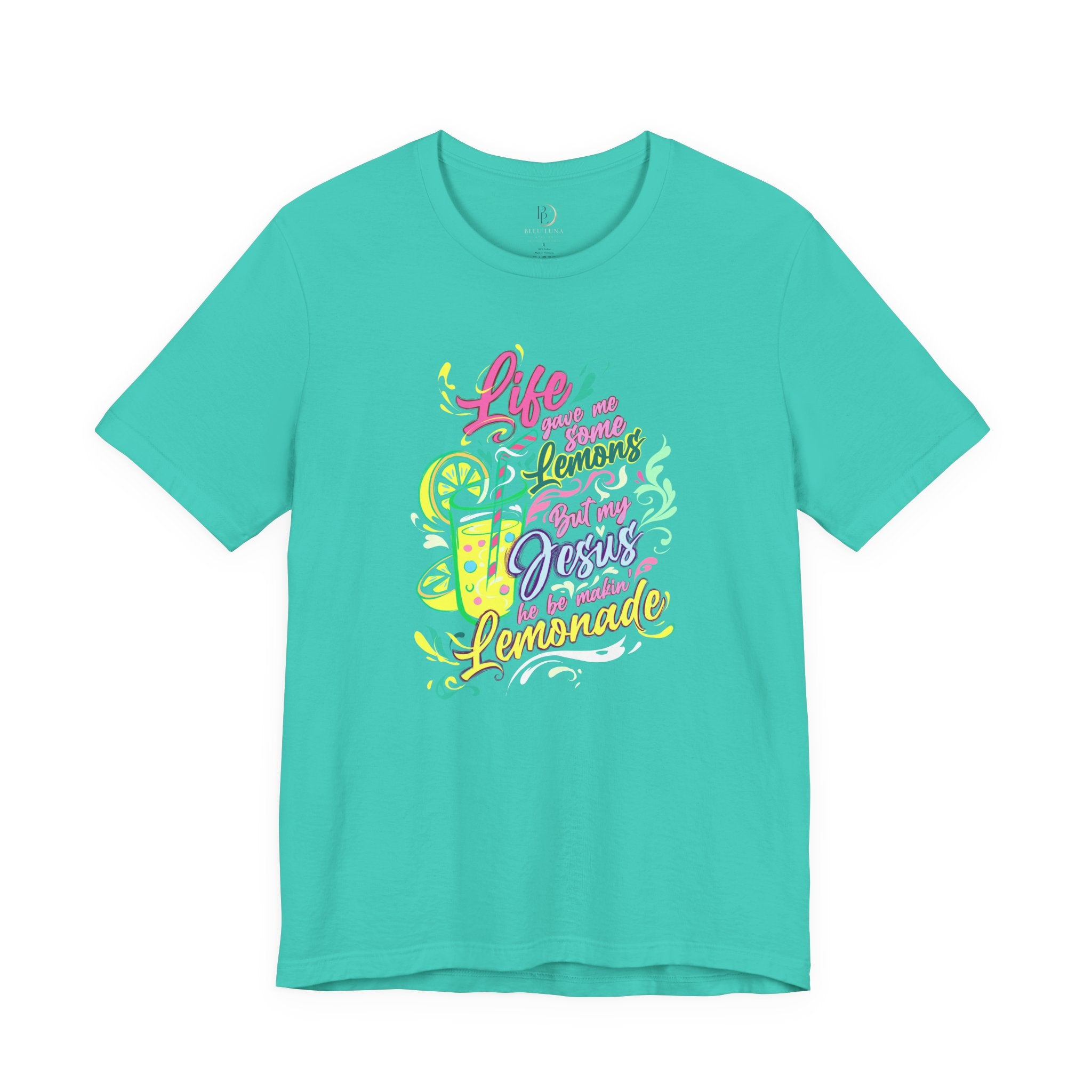 Life Gave Me Some Lemons But My Jesus Be Makin' Lemonade Shirt, Christian Graphic Tee, Faith Based T-Shirt, Cute Religious Shirt, Women's Christian Apparel