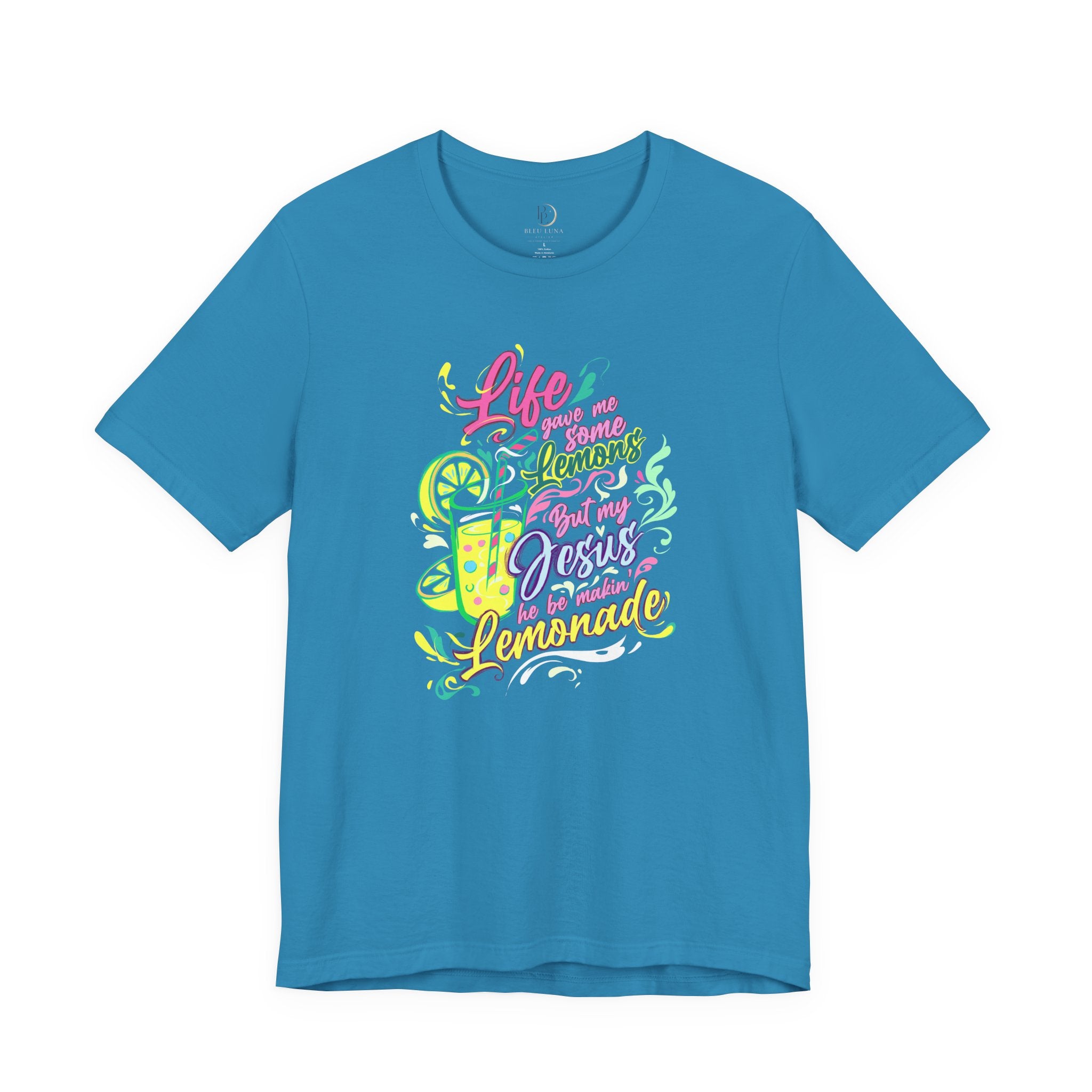 Life Gave Me Some Lemons But My Jesus Be Makin' Lemonade Shirt, Christian Graphic Tee, Faith Based T-Shirt, Cute Religious Shirt, Women's Christian Apparel