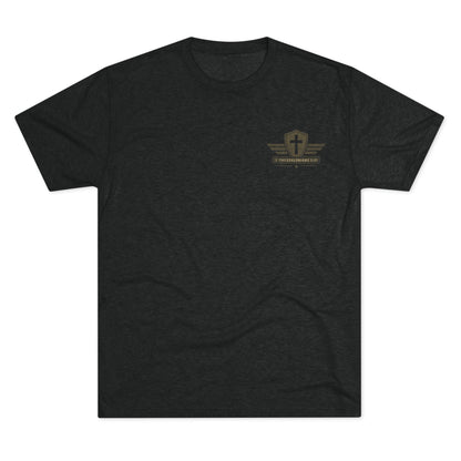 Hold Fast Christian Tee — Patriotic Shield Cross Graphic T-Shirt