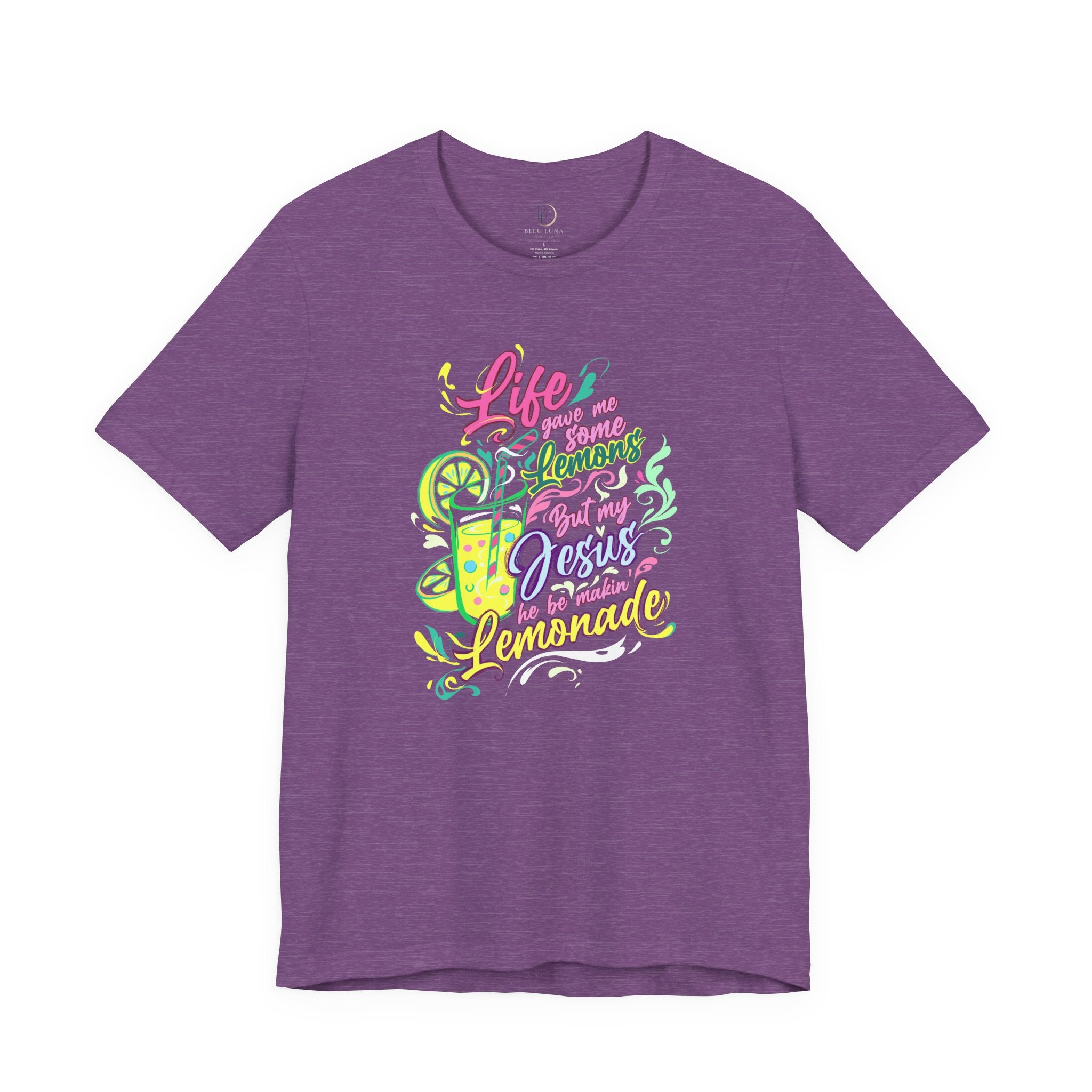 Life Gave Me Some Lemons But My Jesus Be Makin' Lemonade Shirt, Christian Graphic Tee, Faith Based T-Shirt, Cute Religious Shirt, Women's Christian Apparel